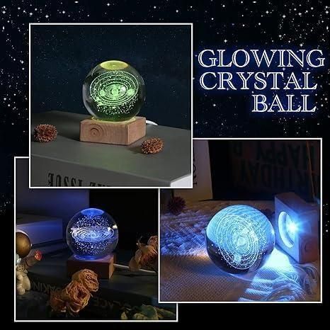 3d Crystal Lamp Ball Galaxy Edition