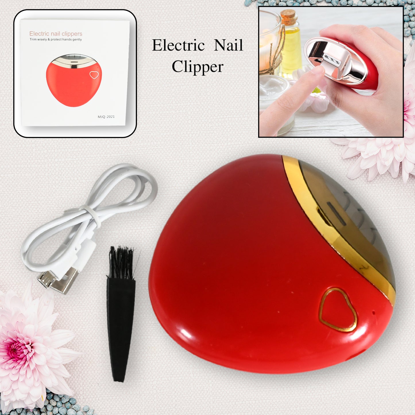 Electric Manicure Automatic Nail Clippers